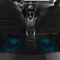 New Zealand Matariki Waita Car Mats Maori Moko Dark Blue Galaxy LT05 Set 2pcs - Back Blue - Polynesian Pride