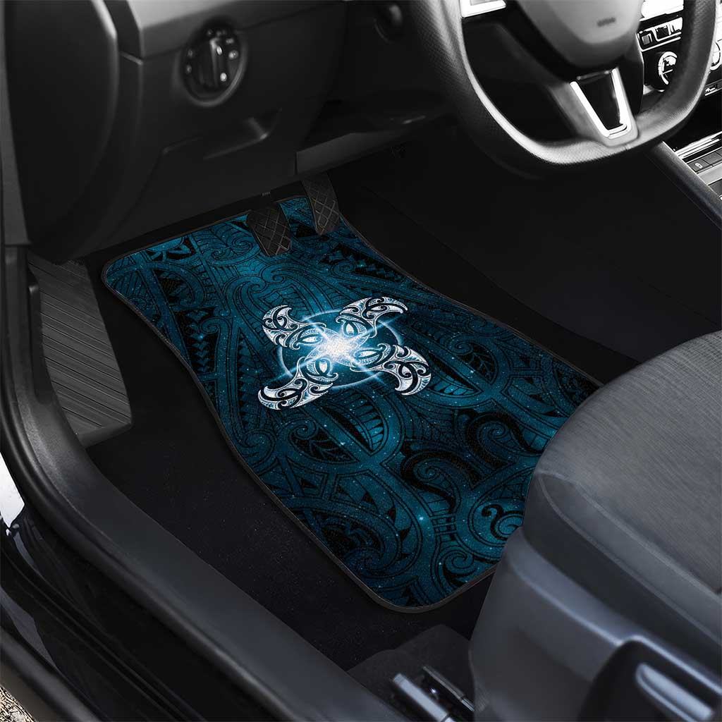 New Zealand Matariki Waita Car Mats Maori Moko Dark Blue Galaxy LT05 - Polynesian Pride