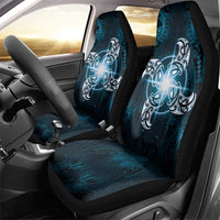 New Zealand Matariki Waita Car Seat Cover Maori Moko Dark Blue Galaxy LT05 - Polynesian Pride