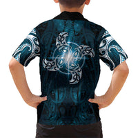 New Zealand Matariki Waita Hawaiian Shirt Maori Moko Dark Blue Galaxy LT05 - Polynesian Pride