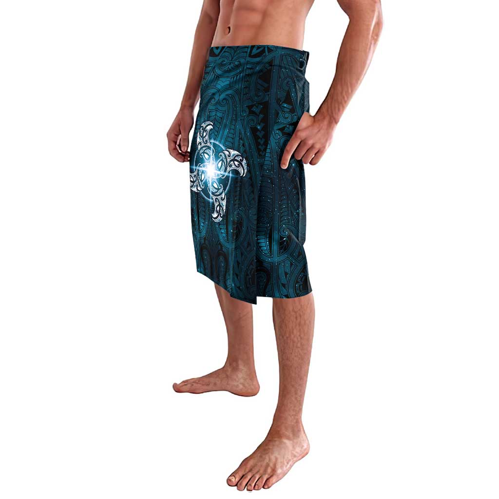 New Zealand Matariki Waita Lavalava Maori Moko Dark Blue Galaxy