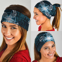 New Zealand Matariki Waita Neck Gaiter Maori Moko Dark Blue Galaxy LT05 - Polynesian Pride