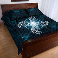 New Zealand Matariki Waita Quilt Bed Set Maori Moko Dark Blue Galaxy LT05 - Polynesian Pride