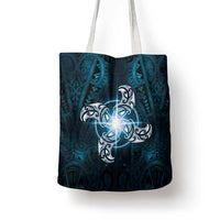New Zealand Matariki Waita Tote Bag Maori Moko Dark Blue Galaxy LT05 - Polynesian Pride