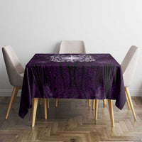 New Zealand Matariki Waipunarangi Tablecloth Maori Moko Purple Galaxy LT05 - Polynesian Pride