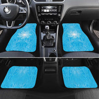 New Zealand Matariki Waiti Car Mats Maori Moko Cyan Galaxy LT05 Set 4pcs Cyan - Polynesian Pride
