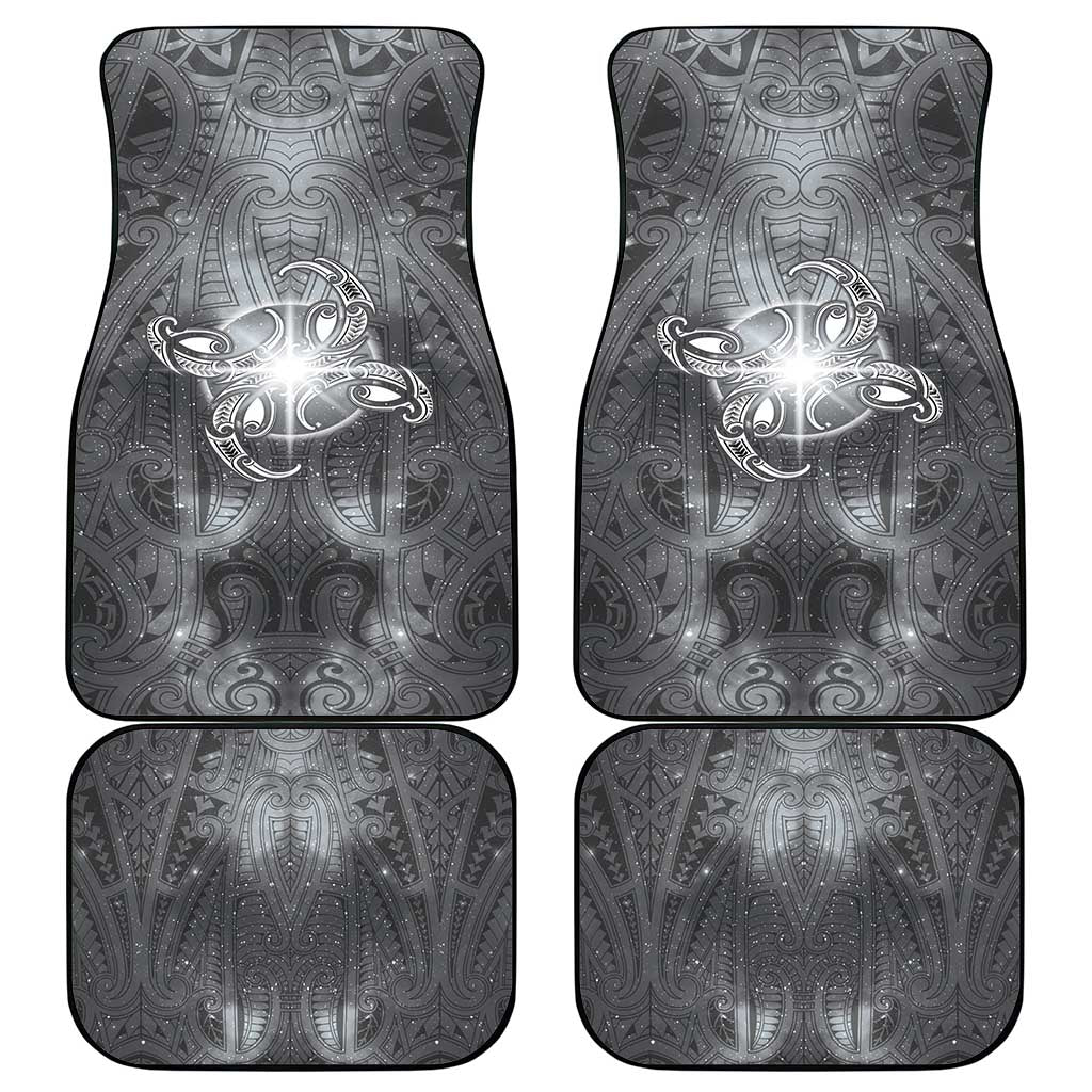 New Zealand Matariki Ururangi Car Mats Maori Moko Grey Galaxy LT05 - Polynesian Pride