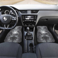 New Zealand Matariki Ururangi Car Mats Maori Moko Grey Galaxy LT05 Set 2pcs - Front Grey - Polynesian Pride