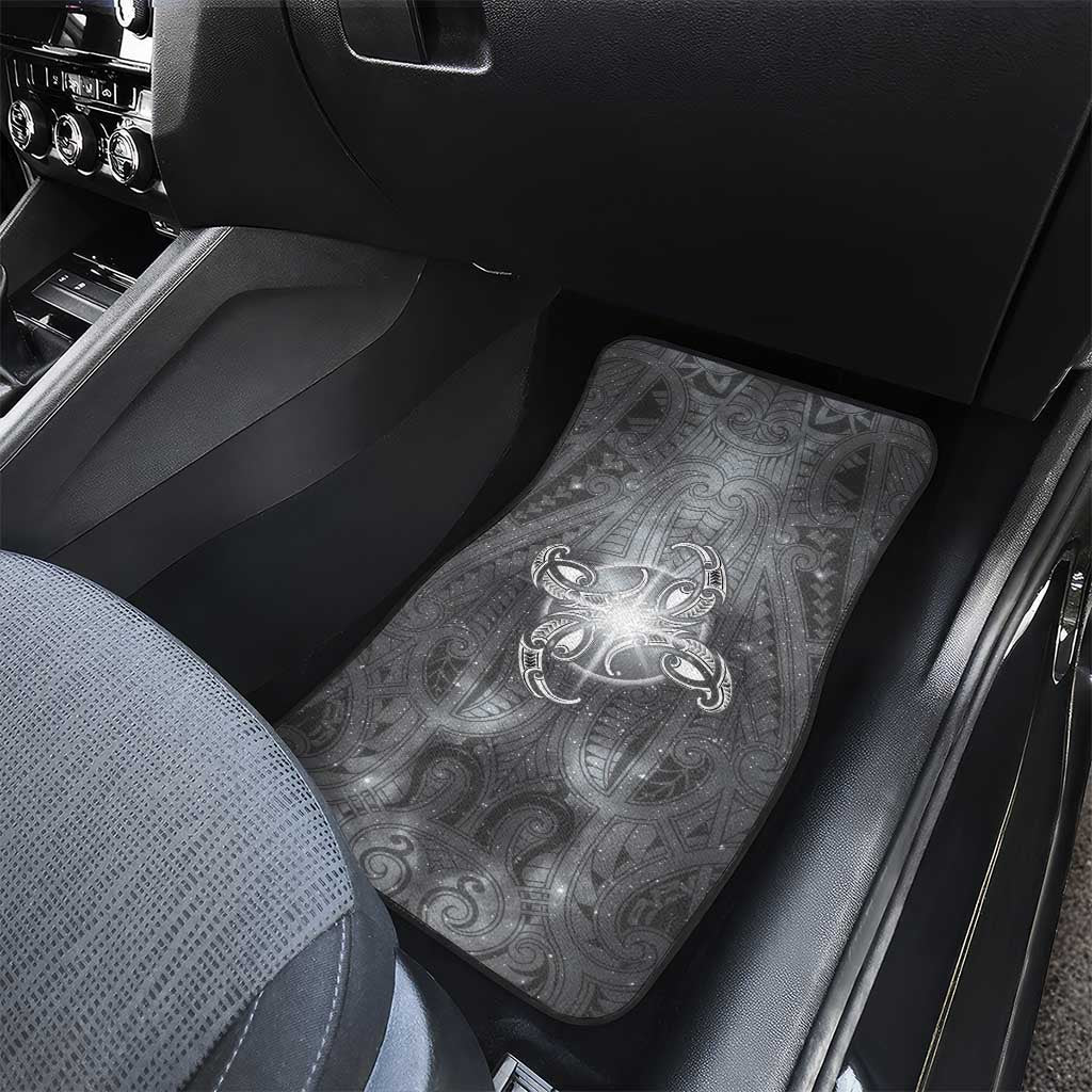 New Zealand Matariki Ururangi Car Mats Maori Moko Grey Galaxy LT05 - Polynesian Pride