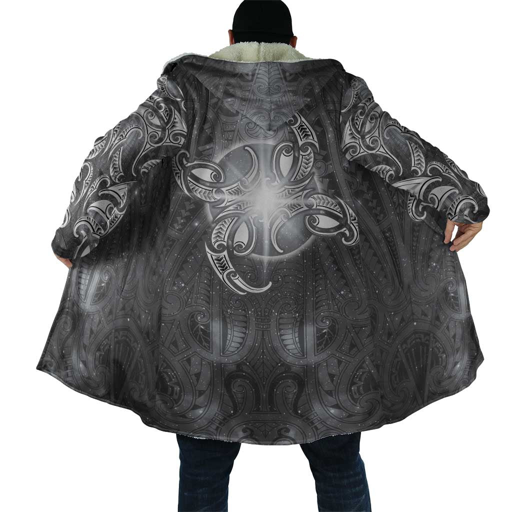 New Zealand Matariki Ururangi Cloak Maori Moko Grey Galaxy LT05 - Polynesian Pride