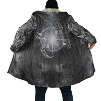 New Zealand Matariki Ururangi Cloak Maori Moko Grey Galaxy LT05 - Polynesian Pride