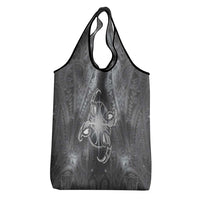 New Zealand Matariki Ururangi Grocery Bag Maori Moko Grey Galaxy LT05 - Polynesian Pride