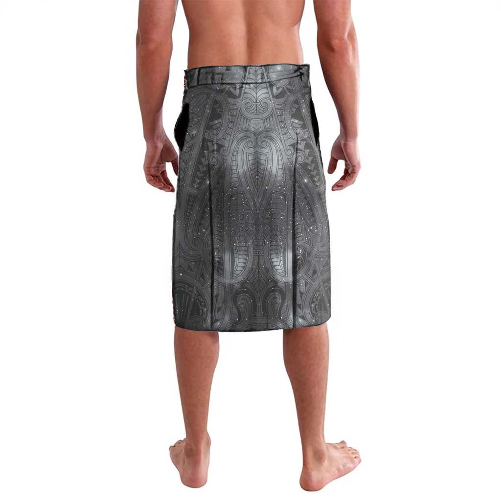 New Zealand Matariki Ururangi Lavalava Maori Moko Grey Galaxy LT05 - Polynesian Pride