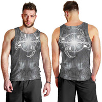 New Zealand Matariki Ururangi Men Tank Top Maori Moko Grey Galaxy LT05 - Polynesian Pride