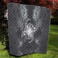New Zealand Matariki Ururangi Quilt Maori Moko Grey Galaxy