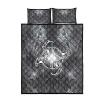 New Zealand Matariki Ururangi Quilt Bed Set Maori Moko Grey Galaxy LT05 - Polynesian Pride