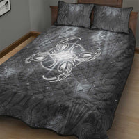 New Zealand Matariki Ururangi Quilt Bed Set Maori Moko Grey Galaxy LT05 - Polynesian Pride