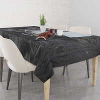 New Zealand Matariki Ururangi Tablecloth Maori Moko Grey Galaxy LT05 - Polynesian Pride