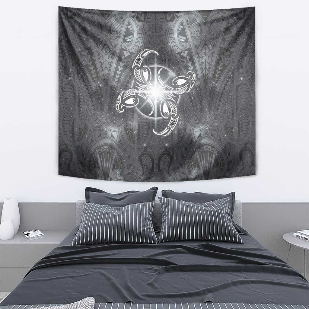 New Zealand Matariki Ururangi Tapestry Maori Moko Grey Galaxy LT05 - Polynesian Pride