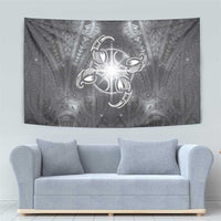 New Zealand Matariki Ururangi Tapestry Maori Moko Grey Galaxy LT05 - Polynesian Pride