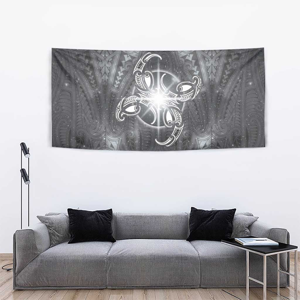 New Zealand Matariki Ururangi Tapestry Maori Moko Grey Galaxy LT05 - Polynesian Pride