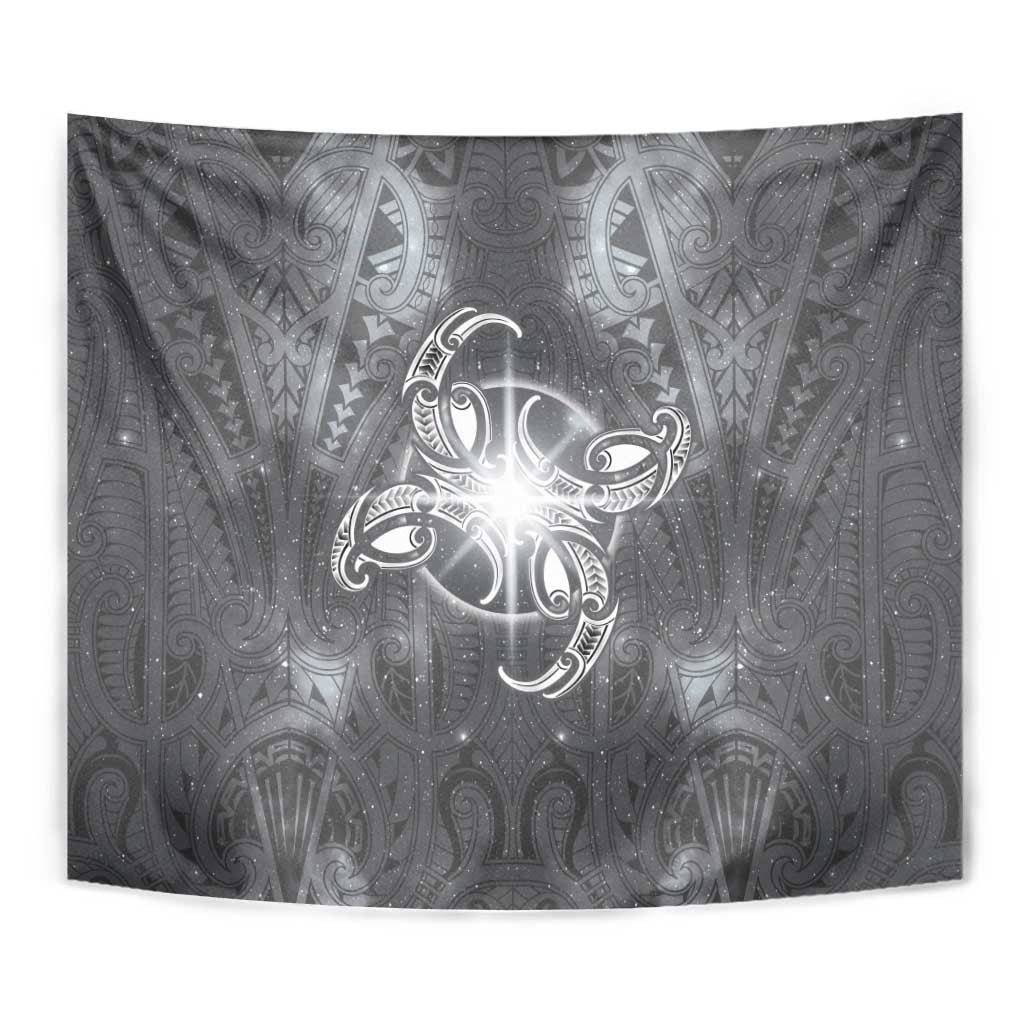 New Zealand Matariki Ururangi Tapestry Maori Moko Grey Galaxy LT05 - Polynesian Pride