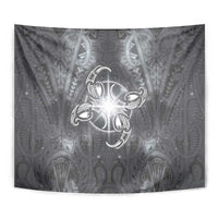 New Zealand Matariki Ururangi Tapestry Maori Moko Grey Galaxy LT05 - Polynesian Pride