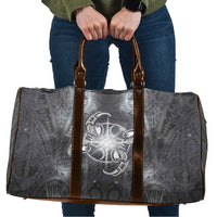 New Zealand Matariki Ururangi Travel Bag Maori Moko Grey Galaxy LT05 Grey - Polynesian Pride