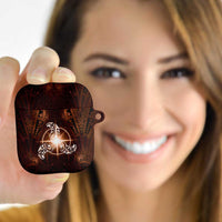 New Zealand Matariki Tupuanuku AirPods Case Maori Moko Brown Galaxy LT05 - Polynesian Pride