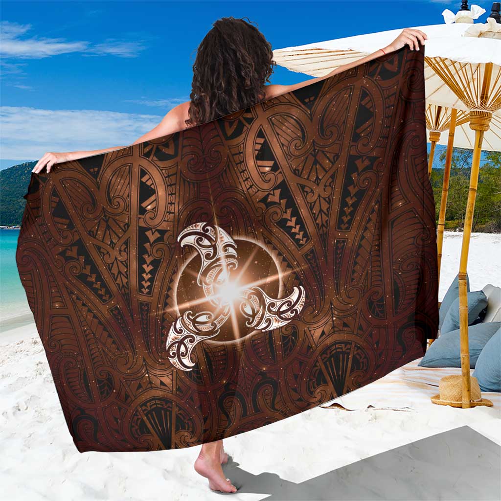 New Zealand Matariki Tupuanuku Sarong Maori Moko Brown Galaxy