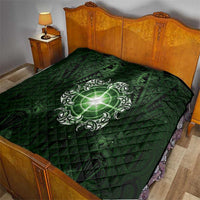 New Zealand Matariki Tupuarangi Quilt Maori Moko Green Galaxy LT05 - Polynesian Pride