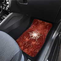 New Zealand Matariki Pohutukawa Car Mats Maori Moko Red Galaxy LT05 - Polynesian Pride