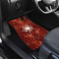 New Zealand Matariki Pohutukawa Car Mats Maori Moko Red Galaxy LT05 - Polynesian Pride