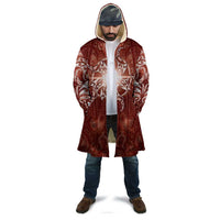 New Zealand Matariki Pohutukawa Cloak Maori Moko Red Galaxy LT05 - Polynesian Pride