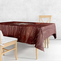 New Zealand Matariki Pohutukawa Tablecloth Maori Moko Red Galaxy LT05 - Polynesian Pride