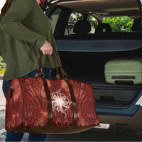 New Zealand Matariki Pohutukawa Travel Bag Maori Moko Red Galaxy LT05 - Polynesian Pride