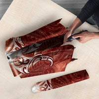 New Zealand Matariki Pohutukawa Umbrella Maori Moko Red Galaxy LT05 - Polynesian Pride