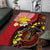 Papua New Guinea And Australia Aboriginal Area Rug Bird Of Paradise And Kangaroo Together