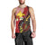 Papua New Guinea And Australia Aboriginal Men Tank Top Bird Of Paradise And Kangaroo Together