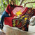 Papua New Guinea And Australia Aboriginal Quilt Bird Of Paradise And Kangaroo Together