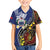 Samoa And Australia Together Kid Hawaiian Shirt Aboriginal Mix Polynesian