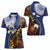 Samoa And Australia Together Women Polo Shirt Aboriginal Mix Polynesian