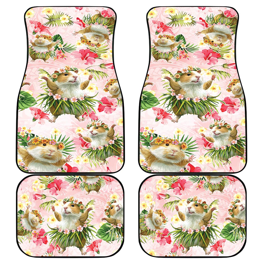 Hawaii Guinea Hula Pig Car Mats Funny Tropical Style