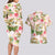 Hawaii Guinea Hula Pig Couples Matching Long Sleeve Bodycon Dress and Hawaiian Shirt Funny Tropical Style