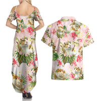 Hawaii Guinea Hula Pig Couples Matching Summer Maxi Dress and Hawaiian Shirt Funny Tropical Style LT05 - Polynesian Pride
