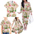 Hawaii Guinea Hula Pig Family Matching Off The Shoulder Long Sleeve Dress and Hawaiian Shirt Funny Tropical Style