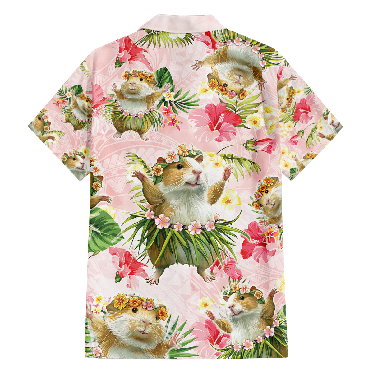 Hawaii Guinea Hula Pig Family Matching Puletasi and Hawaiian Shirt Funny Tropical Style LT05 - Polynesian Pride