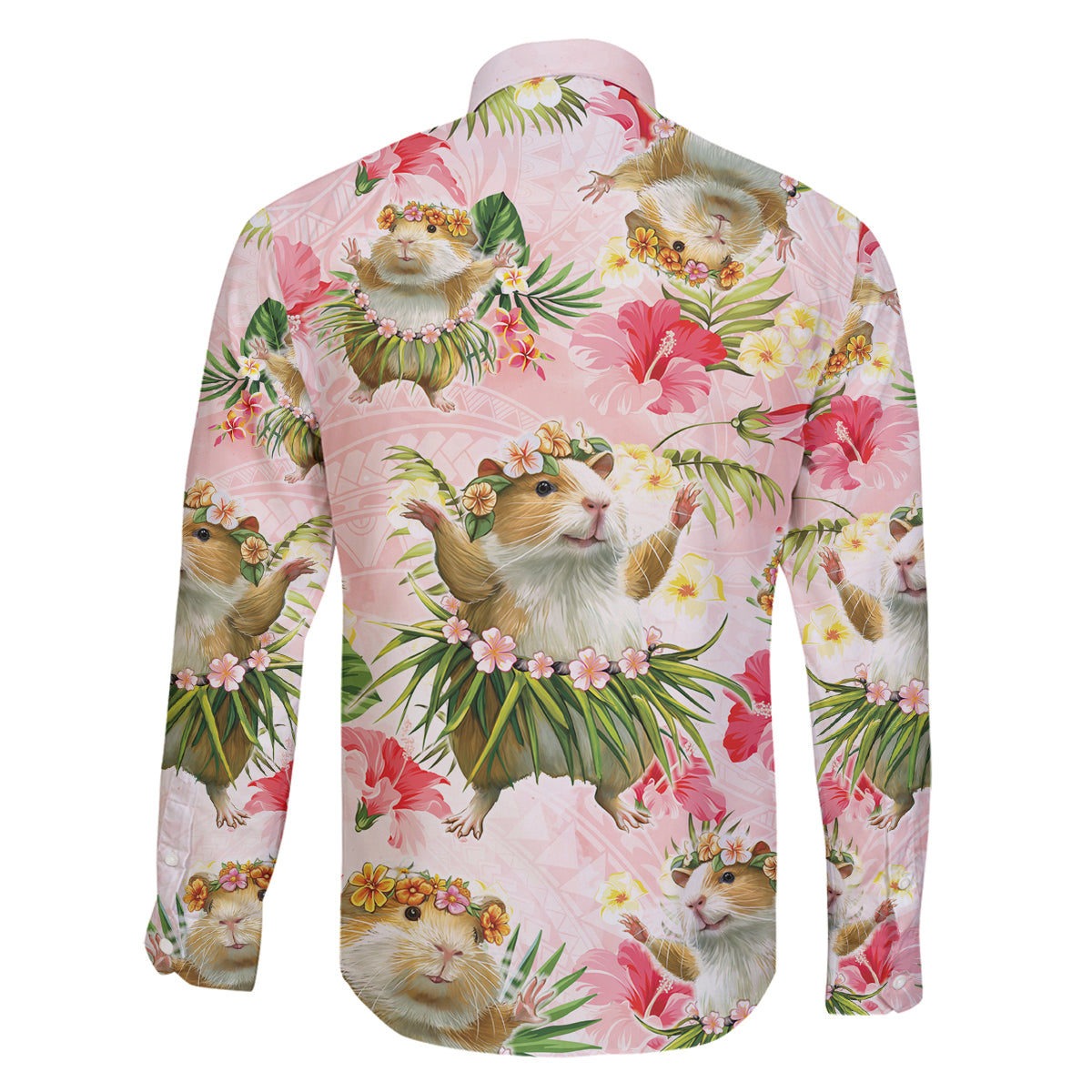 Hawaii Guinea Hula Pig Family Matching Puletasi and Hawaiian Shirt Funny Tropical Style LT05 - Polynesian Pride