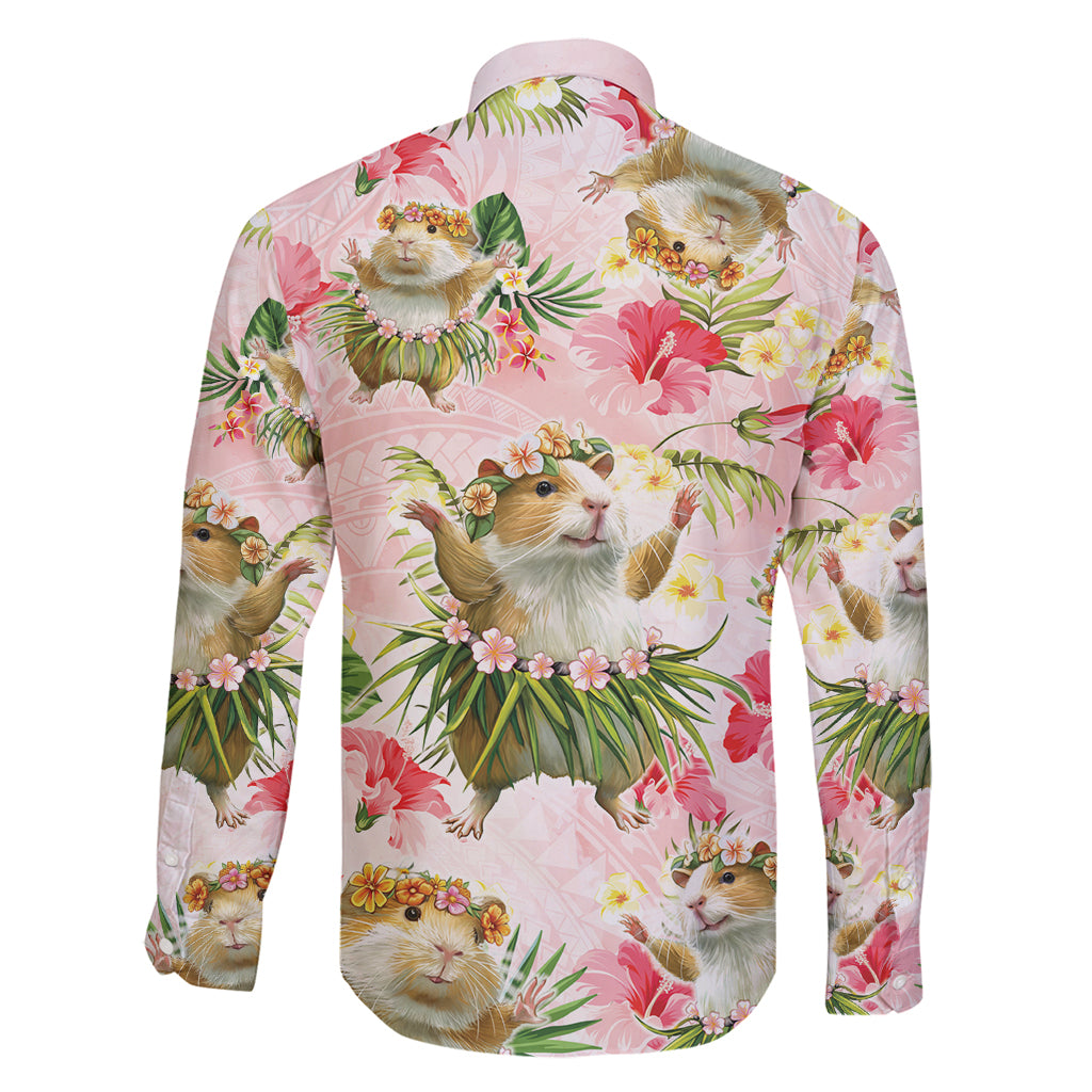 Hawaii Guinea Hula Pig Family Matching Summer Maxi Dress and Hawaiian Shirt Funny Tropical Style