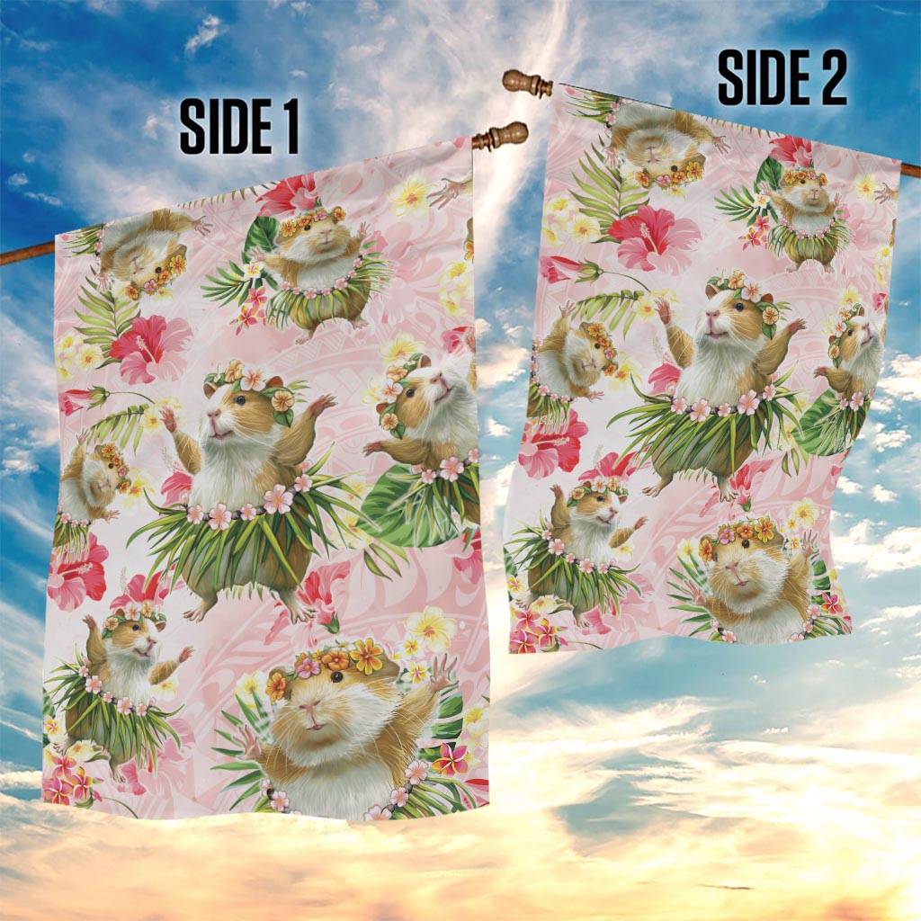 Hawaii Guinea Hula Pig Garden Flag Funny Tropical Style LT05 - Polynesian Pride